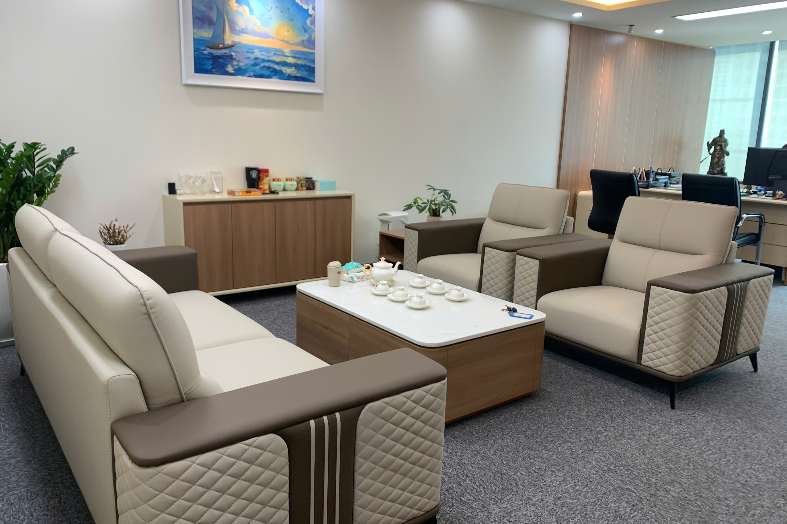 ERADO BÀN GIAO THÀNH CÔNG SOFA VĂN PHÒNG HIỆN ĐẠI CHO CÔNG TY TNHH Ở HÀ NỘI